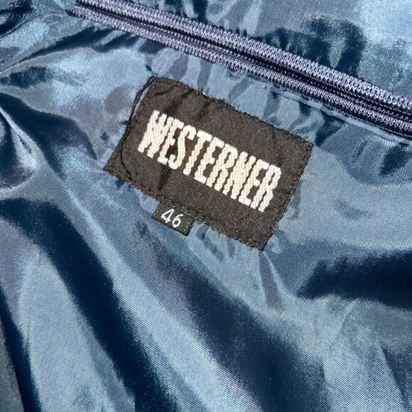 Vintage 80s Westerner Mens Rodeo Style Western Blazer Sport Coat Jacket Size 46 - Picture 4 of 5